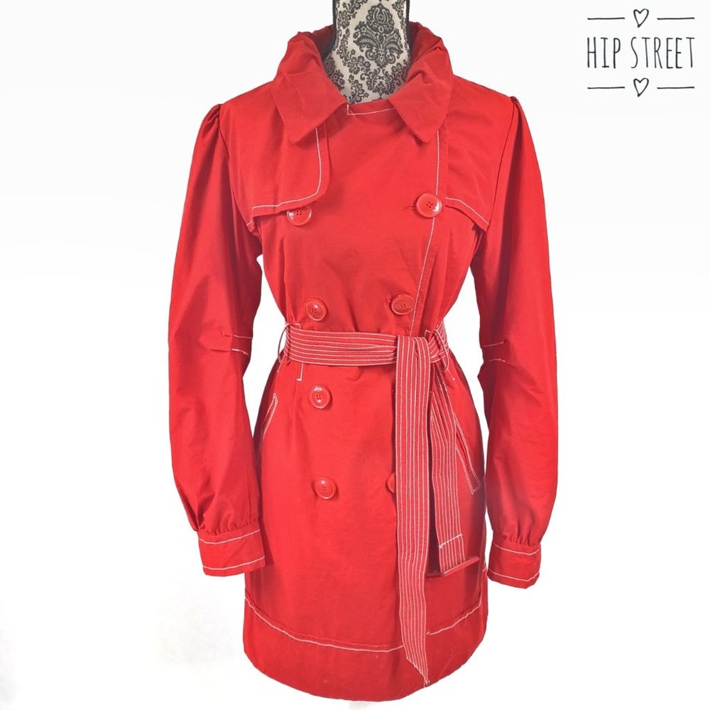 ESPRIT Trench Coat Double Breasted Cotton Blend  XL